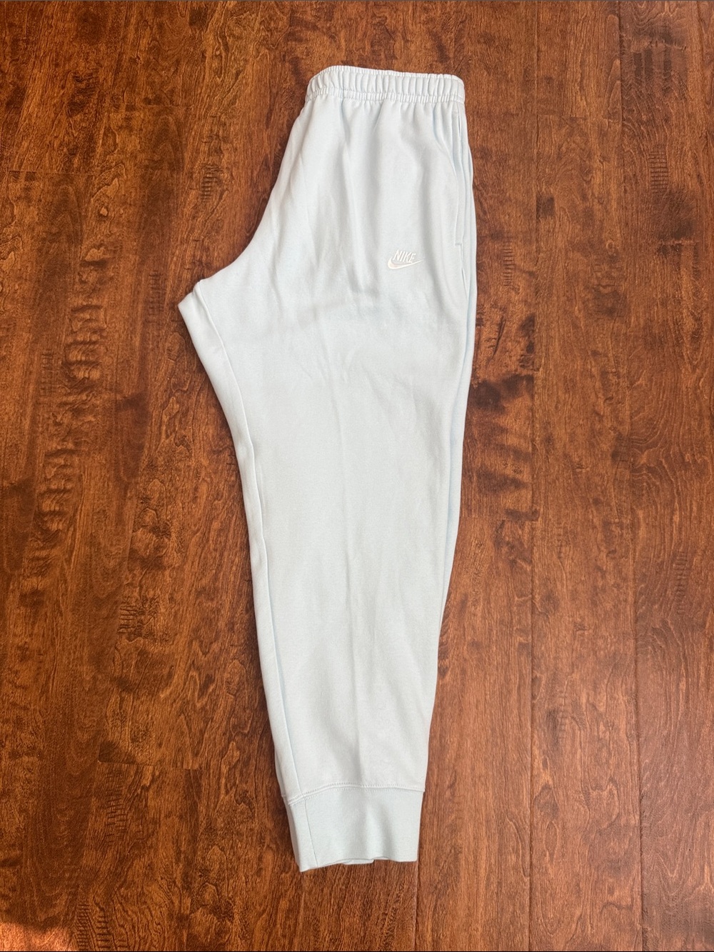 Nike Men’s Light Blue Sweatpants with Subtle Swoosh Size XXL